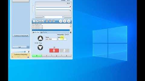 3 - SANAKO Conference Interpreting System - Interpreter Software