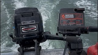 Mercury vs Gamefisher 7 5hp The Greatest Challenge on Earth