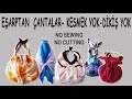 Eşarplardan Dikişsiz Pratik Çantalar | Turn scarves into Practical Bags | Diy