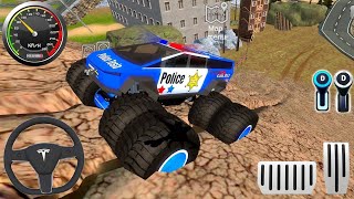 Juegos De Carros Police Monster Truck Impossible Driver Car Extreme Racing For Android Mud Gameplay screenshot 3