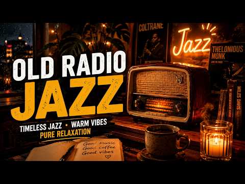 Old Radio Jazz 📻 Timeless 1930s 1940s Jazz & Warm Radio Sounds