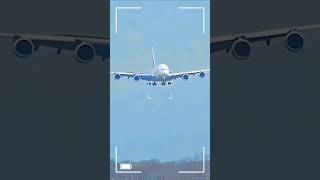 Emirates A380 Crosswind Landings During a StormEmiratesA380#Crosswind#Storm##AviationLovers#Airplane