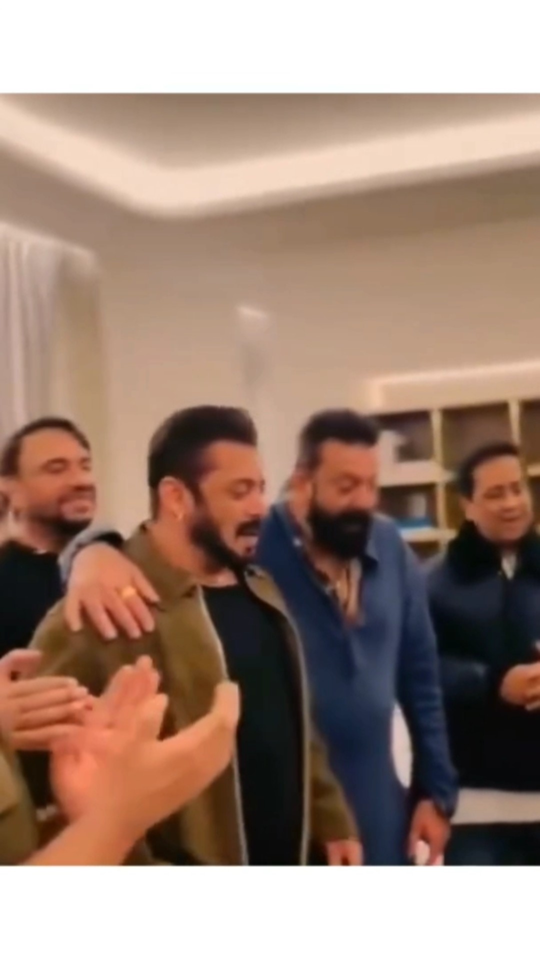 Salman Khan \u0026 Sanjay Dutt's BROMANCE from their Jamnagar party ? #shorts #salmankhan #sanjaydutt