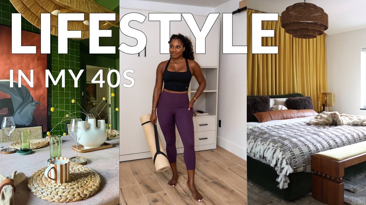 Lifestyle in my 40s Vlog: How I stay Fit, Aging in Real Time & Elevating My Home ✨