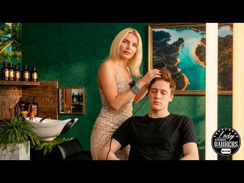 Warning: Instant Sleep 😵‍💫 ASMR Massage by Barber Lady Kate