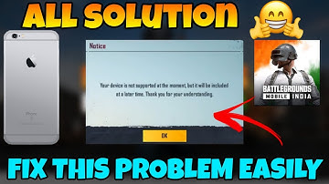 BGMI IOS Device Not Supported Problem | Fix BGMI Not Supported Problem In Iphone 6 |BGMI IOS Problem