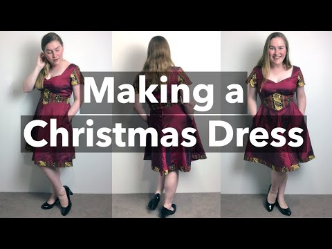 Making A Christmas Dress 1940s 50s Inspired Look 