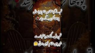 Pottery - Tumne kaha tha _ Har Sham Tera HAL poochha Karenge murshad _ Urdu poetry status _Bsky