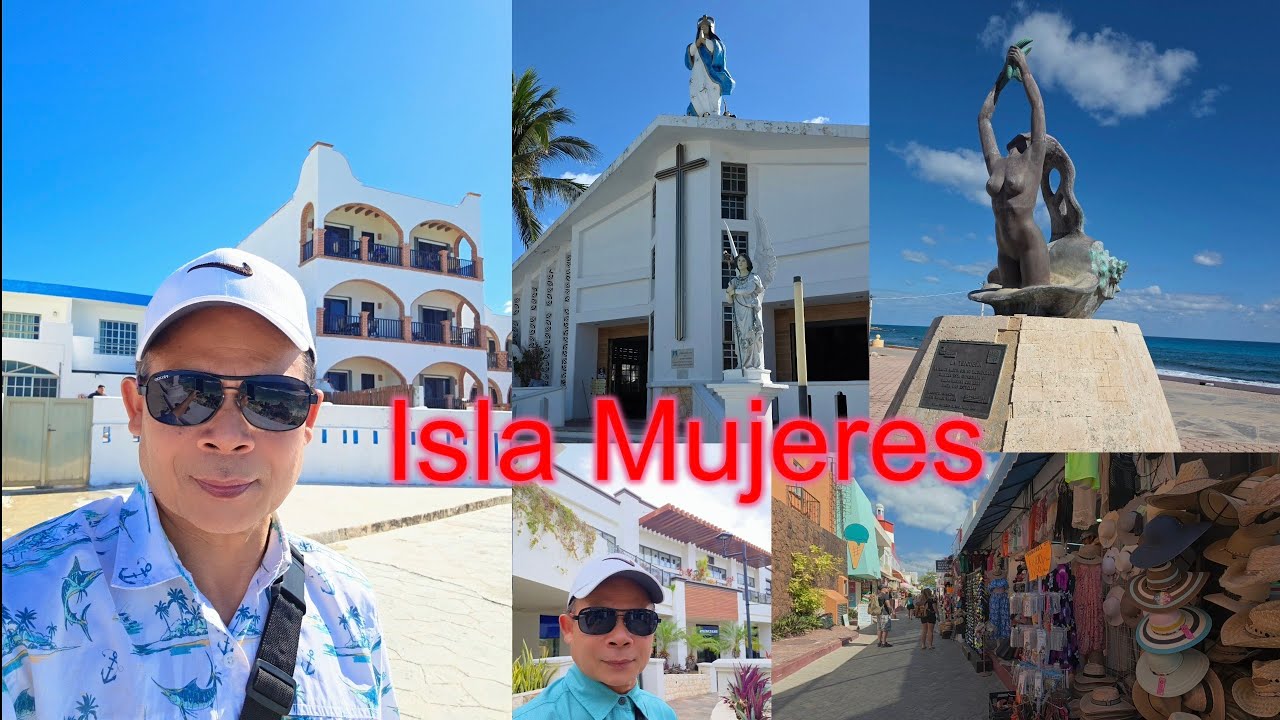 ការទស្សនាកោះ Isla Mujeres ជាកន្លែងដែលយើងស្វែងយល់ពីជីវិតប្រចាំថ្ងៃនៃប្រជាជន Mexico 🇲🇽 ♥️ 😍 