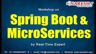 Spring Boot & MicroServices Workshop | by Real-Time Expert Spring Boot & MicroServices Workshop | by Real-Time Expert