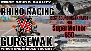 Gursewak VS Rhino Racing for SuperMeteor650Full Detailed Video #bykology #gursewak #supermeteor650