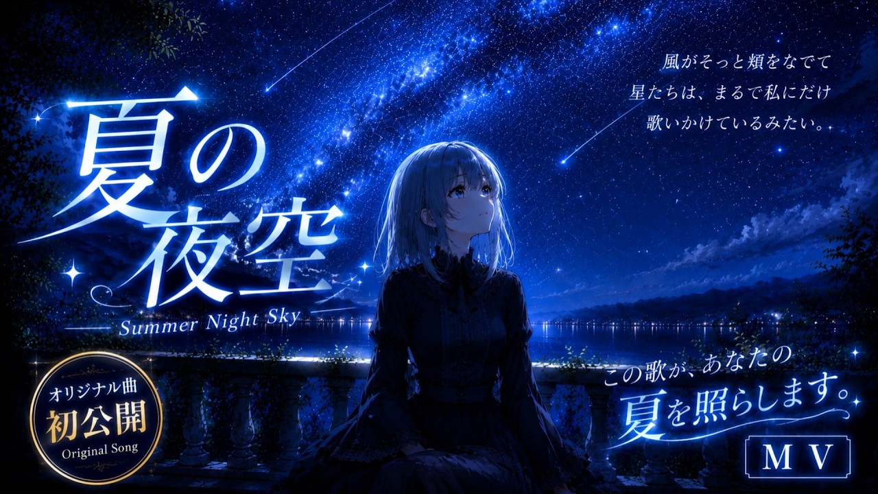 original#58】夏の夜空【Yuna Sera】Synthesizer V2 - YouTube