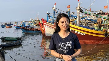 Nhộn Nhịp Cảng Cá Phan Rí - Ngư Dân Bình Thuận| Quyên Vi Vu