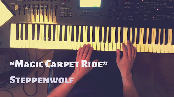 Magic Carpet Ride Piano version - Piano performance video thumbnail