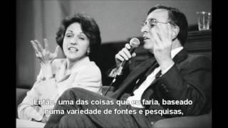 Ann Druyan e Carl Sagan falando de igualdade para mulheres