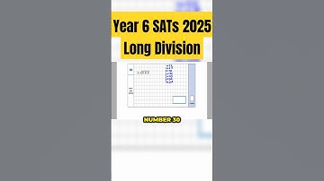 Long Division - SATs 2025