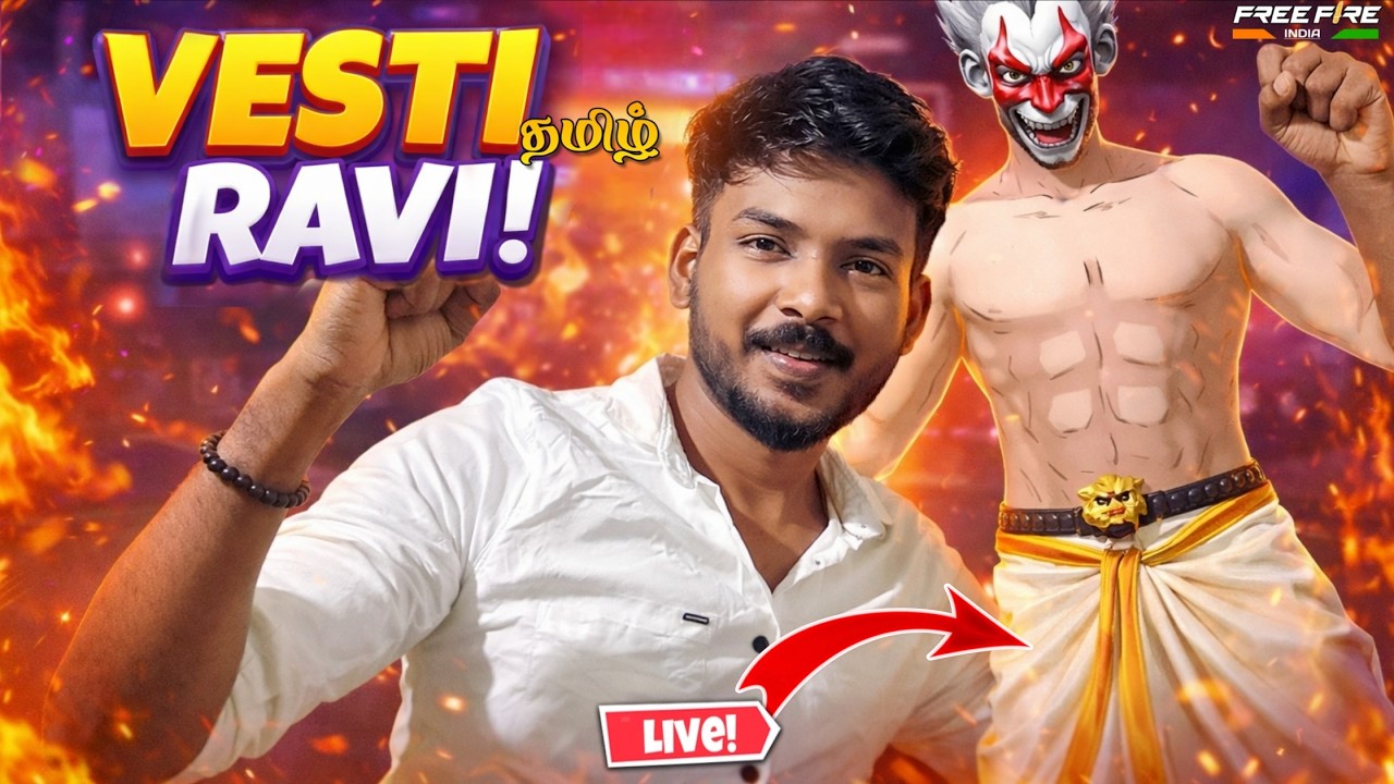 தமிழ் - 🔥NEW VESTI BUNDLE RAVI GRANDMASTER PUSH {DAY - 1}🔥||Garena-FreeFire Max Live #matturavi