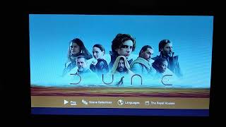 Opening To Dune 2021 2022 Dvd