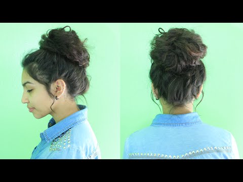 Tutorial Membuat Gaya Messy Bun yang Mudah