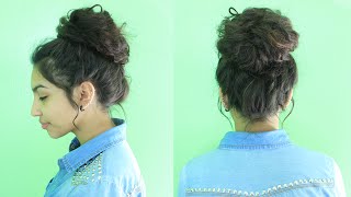 Three Ways to Style An Easy Messy Bun for Curly Hair – Terrific Tresses
