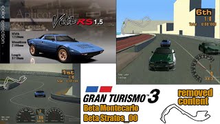 Gran Turismo 3 RT Playable demo beta montecarlo and beta lancia stratos