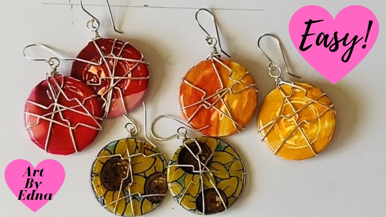How to Wire Wrap Earrings EASY! YouTube
