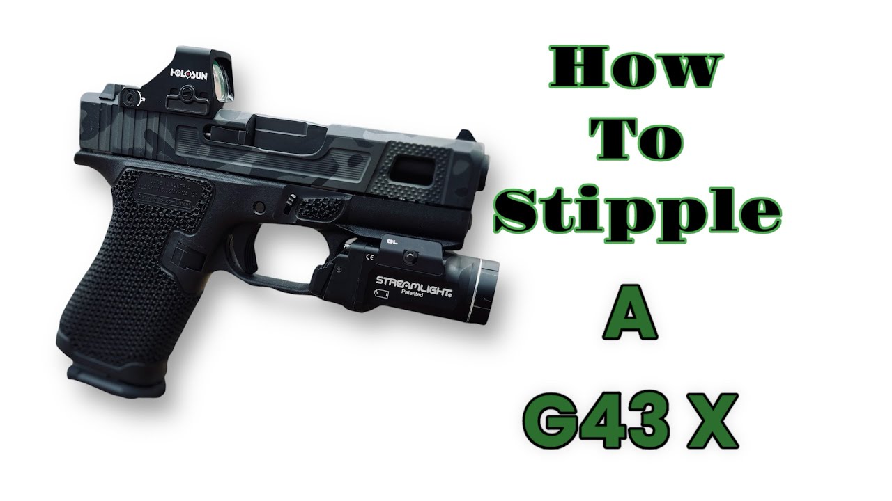 How to stipple A G43x - Gap borders - Symmetrical texture