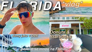 FLORIDA VLOG #2 🌴 - jaká je Florida, domy jako v OBX, Dunkin, delfíni, pláže atd. | CAREL