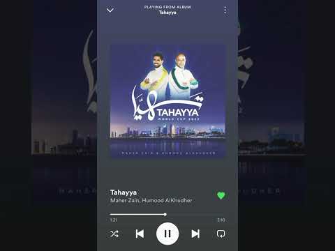 Maher S New Song For FIFA World Cup 𝗧𝗔𝗛𝗔𝗬𝗬𝗔 Is Out On All Music Streaming Platforms Maherzain 