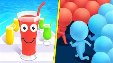 🧡Juice Run Vs Count Master - Game All Levels Android, iOS Gameplay New Big Update