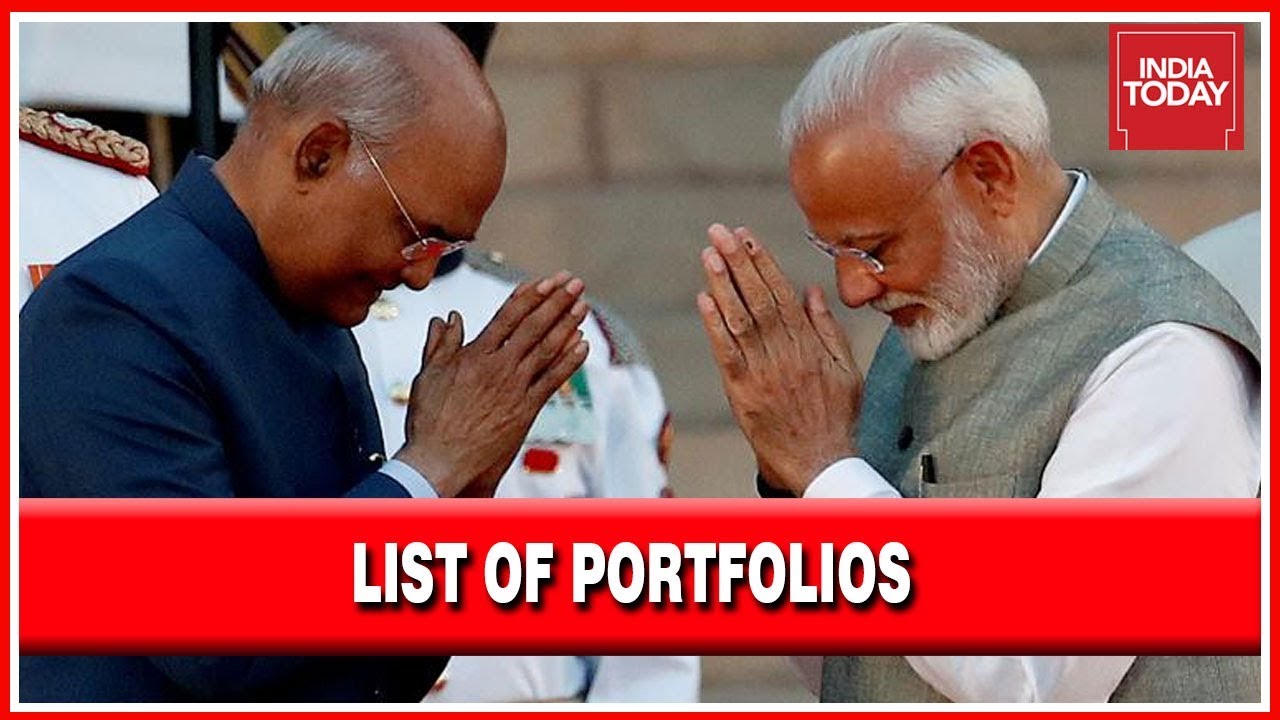 List Of Portfolios ; Break Down Of Cabinet Ministry Of Modi Sarkar 2.0