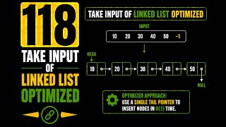 118 | Take input of Linked List Optimized