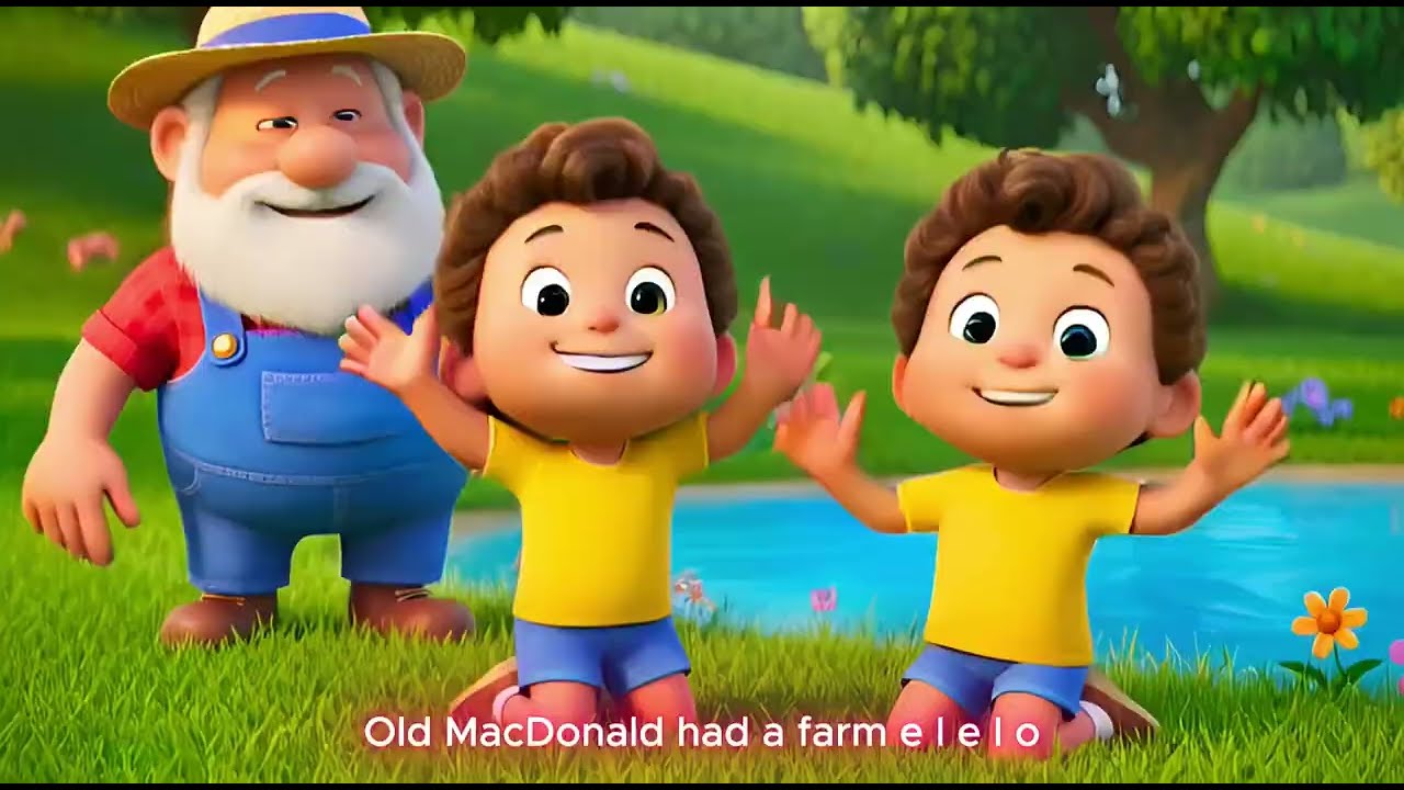Old MacDonald had a Farm Nursery Rhymes for Kids
