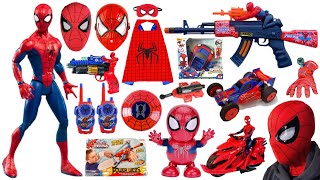 Spider-man Toys Collection Unboxing Review-Cloak，Robots，Mask，gloves，pistol，Shield，Laser sword by Jimi's Gun 39,287 views 1 month ago 33 minutes