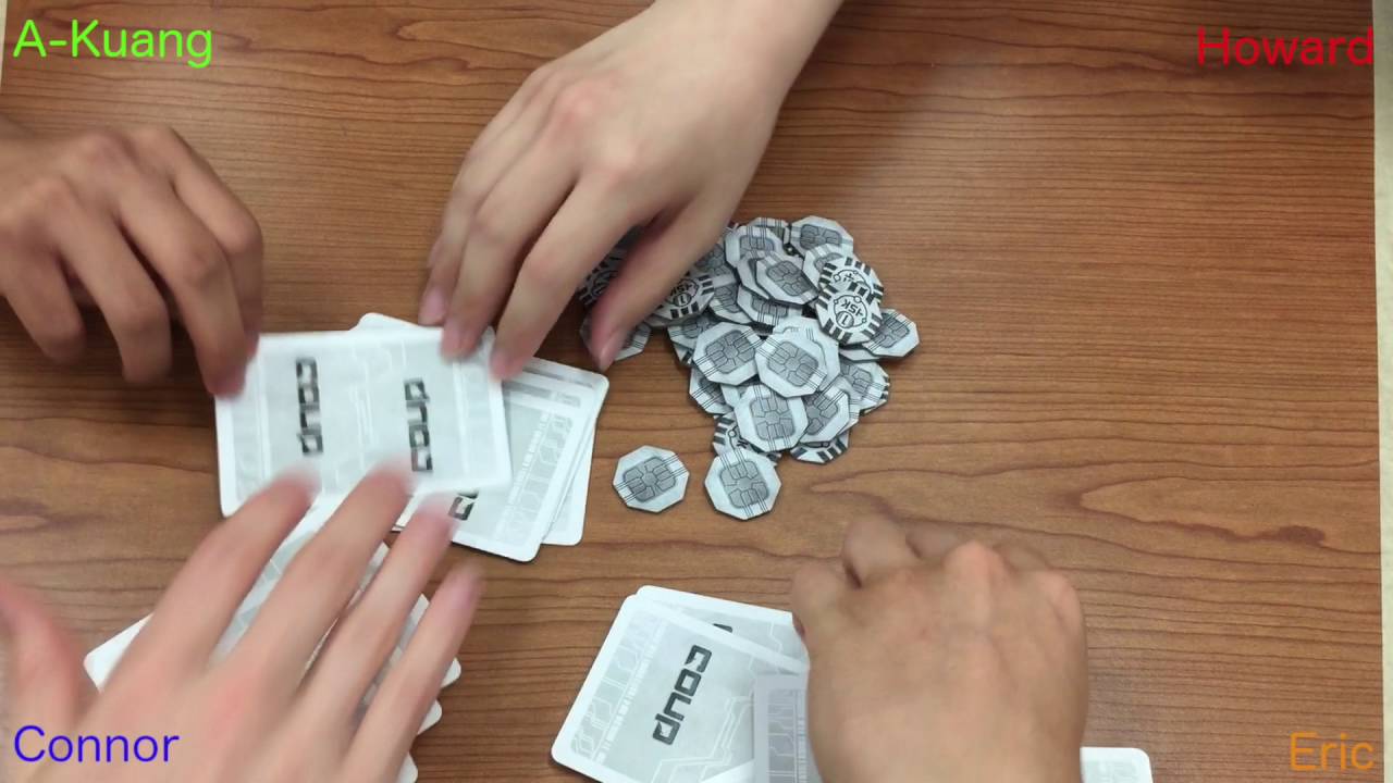 Tabletop Game ClubCoup1 YouTube