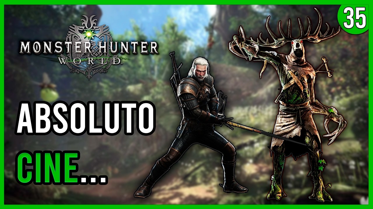 LA MALDICIÓN DEL BOSQUE ANTIGUO LESHEN MONSTER HUNTER WORLD GAMEPLAY