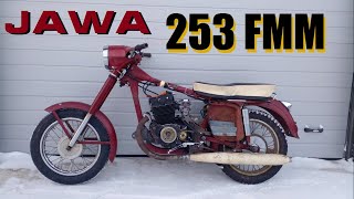 JAWA СТАРУХА с двигателем HONDA rebel 250