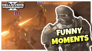 HELLDIVERS 2 TRIOS FUNNY MOMENTS (FRIENDLY FIRE, DUMP TRUCKS, AND EXTRACTION RAGE)