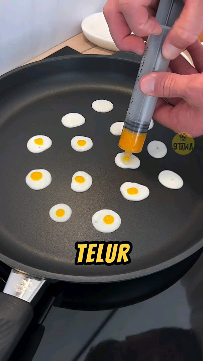 Cara Buat Telor Ceplok Mini 🍳🔥#shorts #telorceplok #kreatif