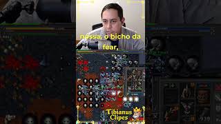 LVL 2560 QUASE MORRE! BaconTibia toma uma suadeira na Nova Hunt do #rubinot (Winter Update) #tibia