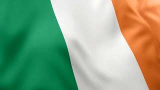 IRELAND - Waving Flag Loop 4K