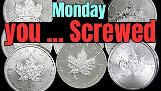 Silver RECKONING Hits Monday — You Screwed Hard