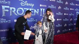 Hollywood, ca, usa - selena gomez and gracie teefey at the world
premiere of disney's 'frozen 2' held dolby theatre in on november 7,
2...