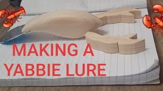 Making a jointed Yabbie Lure (Murray Cod Lure) Part 1