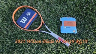 Tennis Family] 2021 Wilson Blade 98 v7 Roland Garros! Alu Power RG! First  Look！ - YouTube
