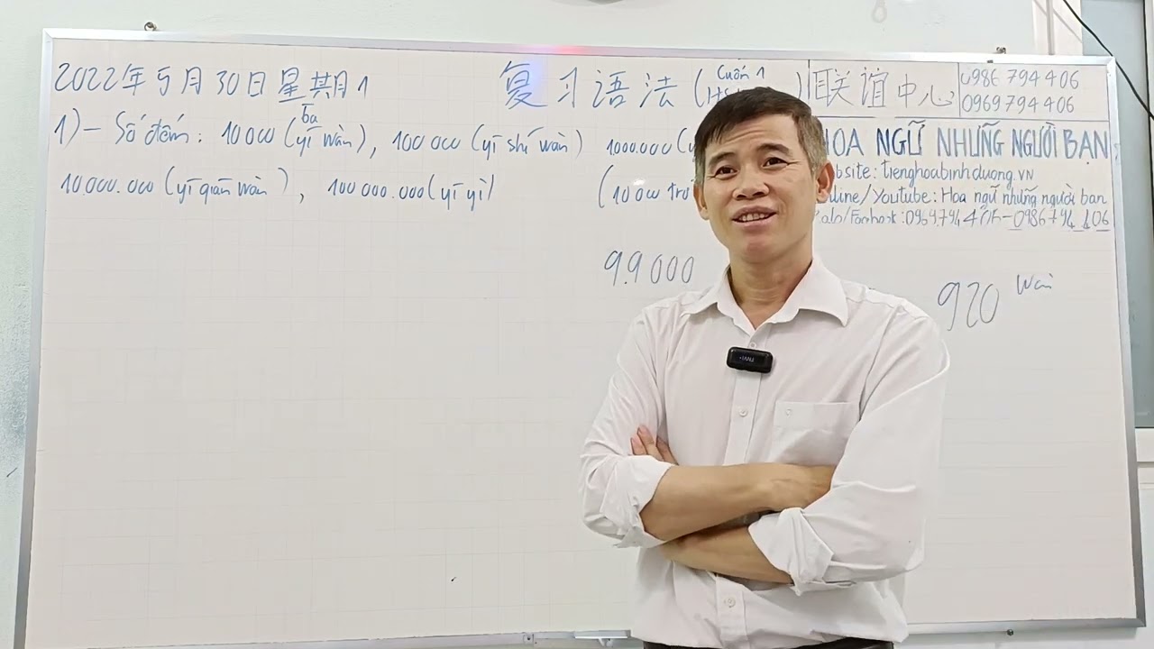 Ôn tập ngữ pháp tiếng Trung HSK 1