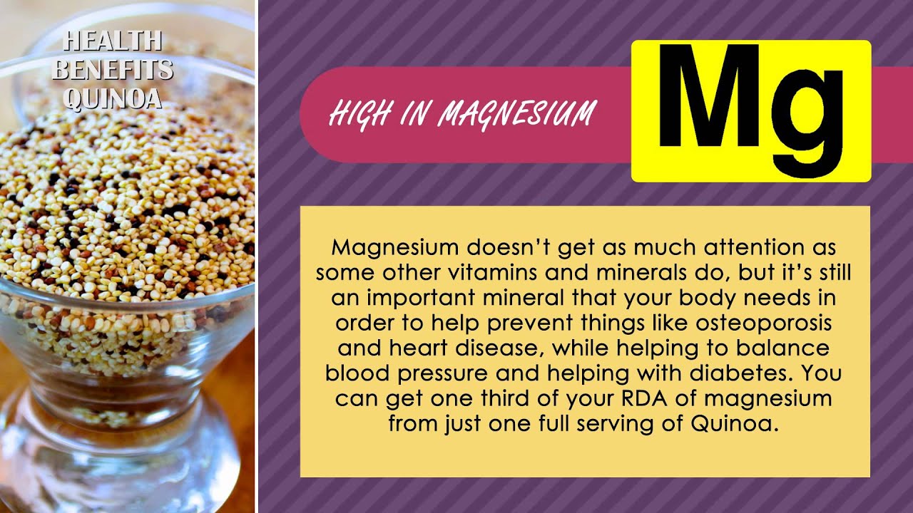 Quinoa Health Benefits Health Tips YouTube