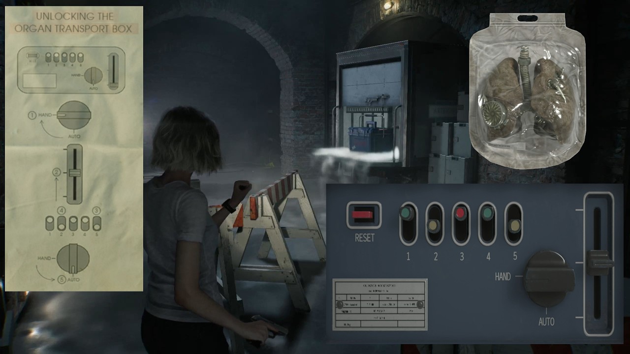 Resident Evil Requiem Garage Organ Transport Box Puzzle Guide