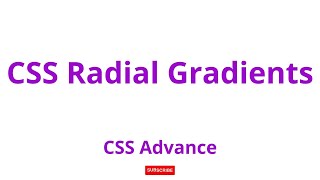 Radial-Gradient | CSS Advance Tutorial for Beginners in HINDI | #css