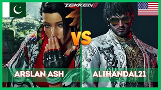 T8 🔥 Arslan Ash (Azucena) Vs Alihandal21(Shaheen) 🔥 Tekken 8 High Level Gameplay